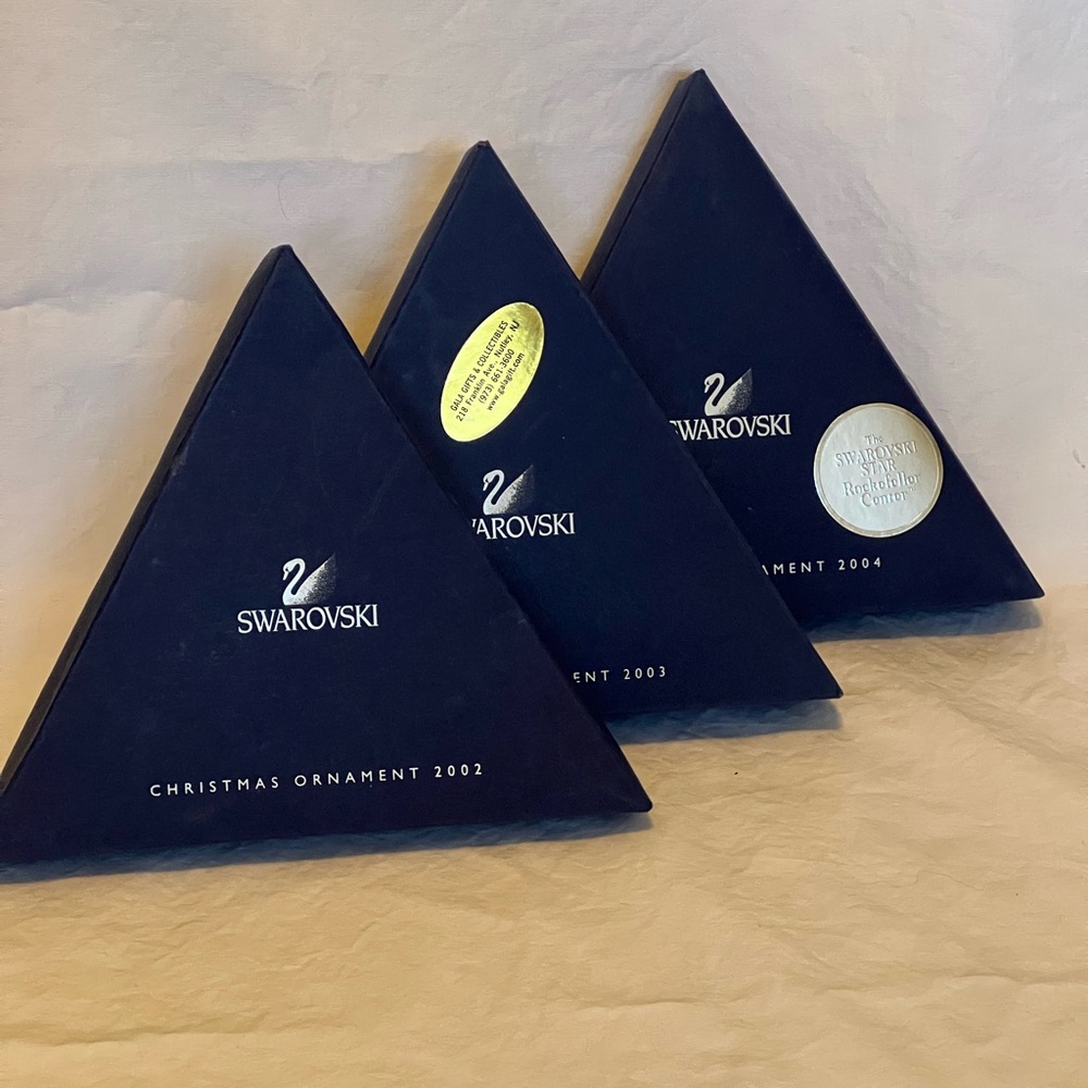 Swarovski Christmas Ornaments 2002 2003 2004